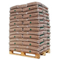 8 palés de 616 sacos certificados DIN ENplus A1 de 15 kg