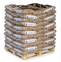 Palé completo de 77 sacos de 15 kg (1.155 kg) de gránulos de madera Pinonero.