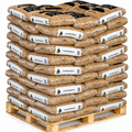 1 palet de 88 sacos de 15 kg de madera Piñonero