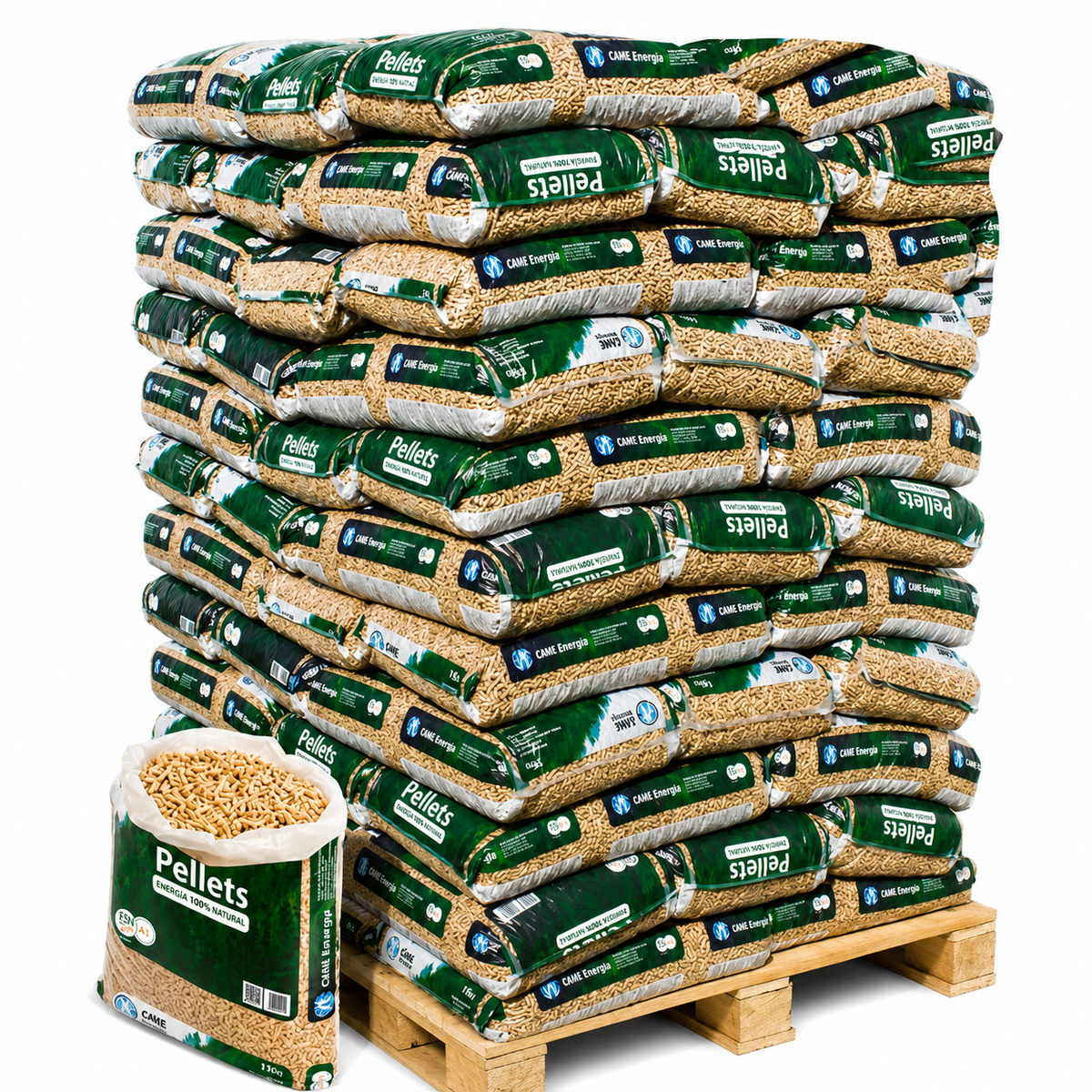 1 palet de 88 sacos de 15 kg GME WoodPellet